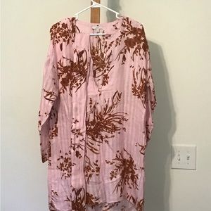 New Joie linen midi dress